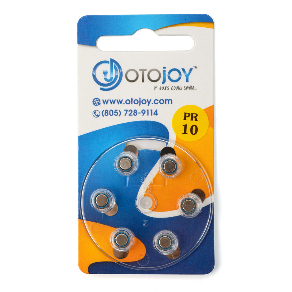 Otojoy Hearing Aid Batteries - 1 Pack (6 batteries)